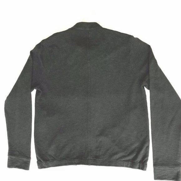 $139  JOE'S Men Zip UP Cardigan Green Cotton Sz M - Picture 3 of 3